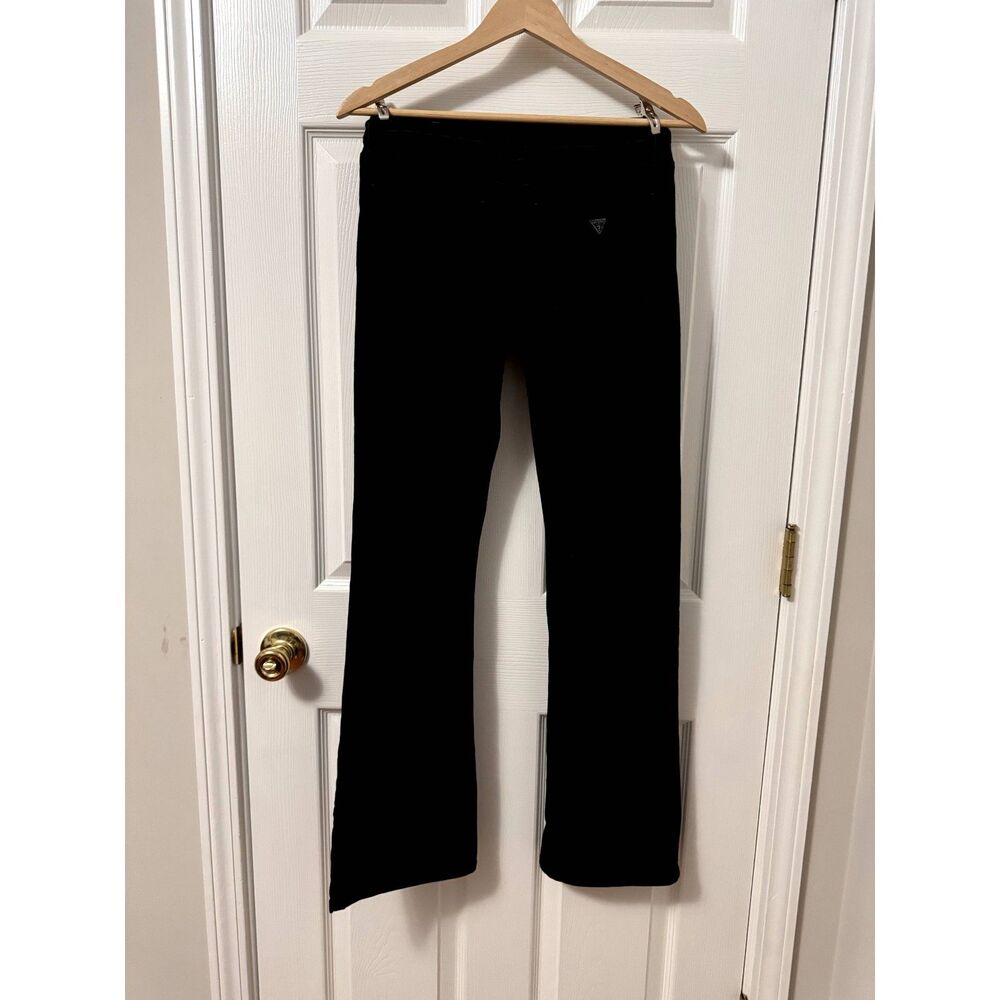 GUESS WOMEN'S BLACK DENIM JEANS MID RISE BOOTCUT Sz 27